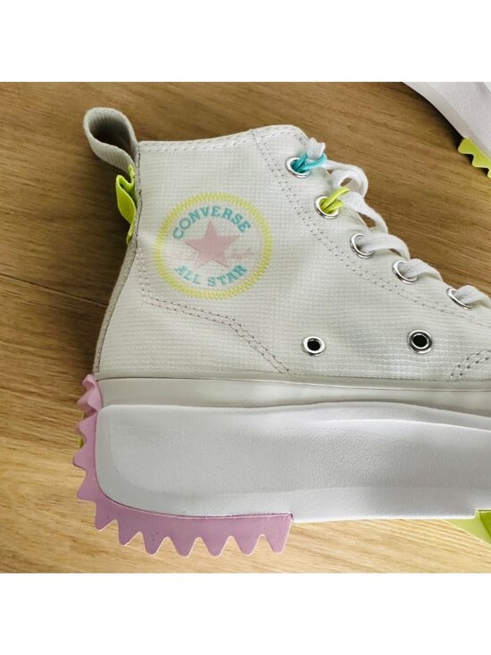 ⭐Converse Run Star Hike Platform Sz 9 Men\'s Shoes Sneakers White Green A09836C⭐ main image 9
